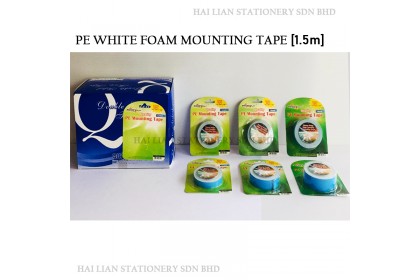 Twin Star Double Sided Eva Foam Mounting Tape [white/1.5m]